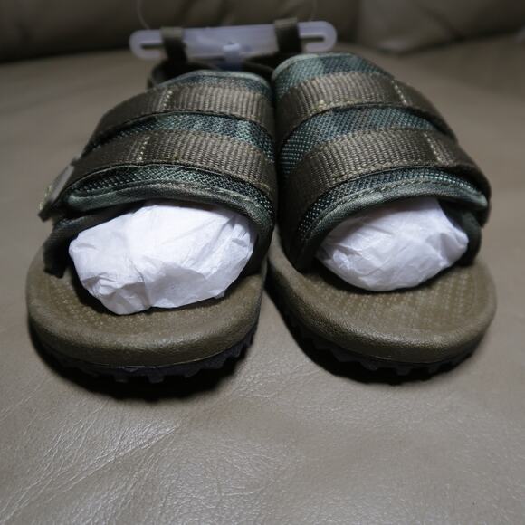 OshKosh B'Gosh Oliver Sandals Olive Army Green Toddler Size 10 NWT Strappy - Picture 9 of 12